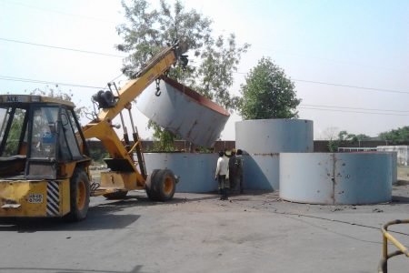 tank fabrication work